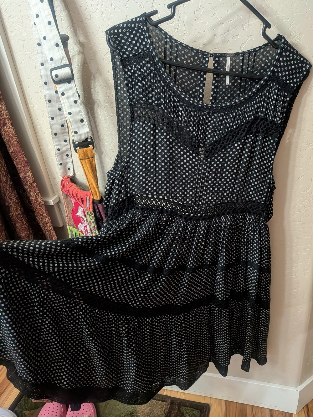 Free People Dress- Black + White